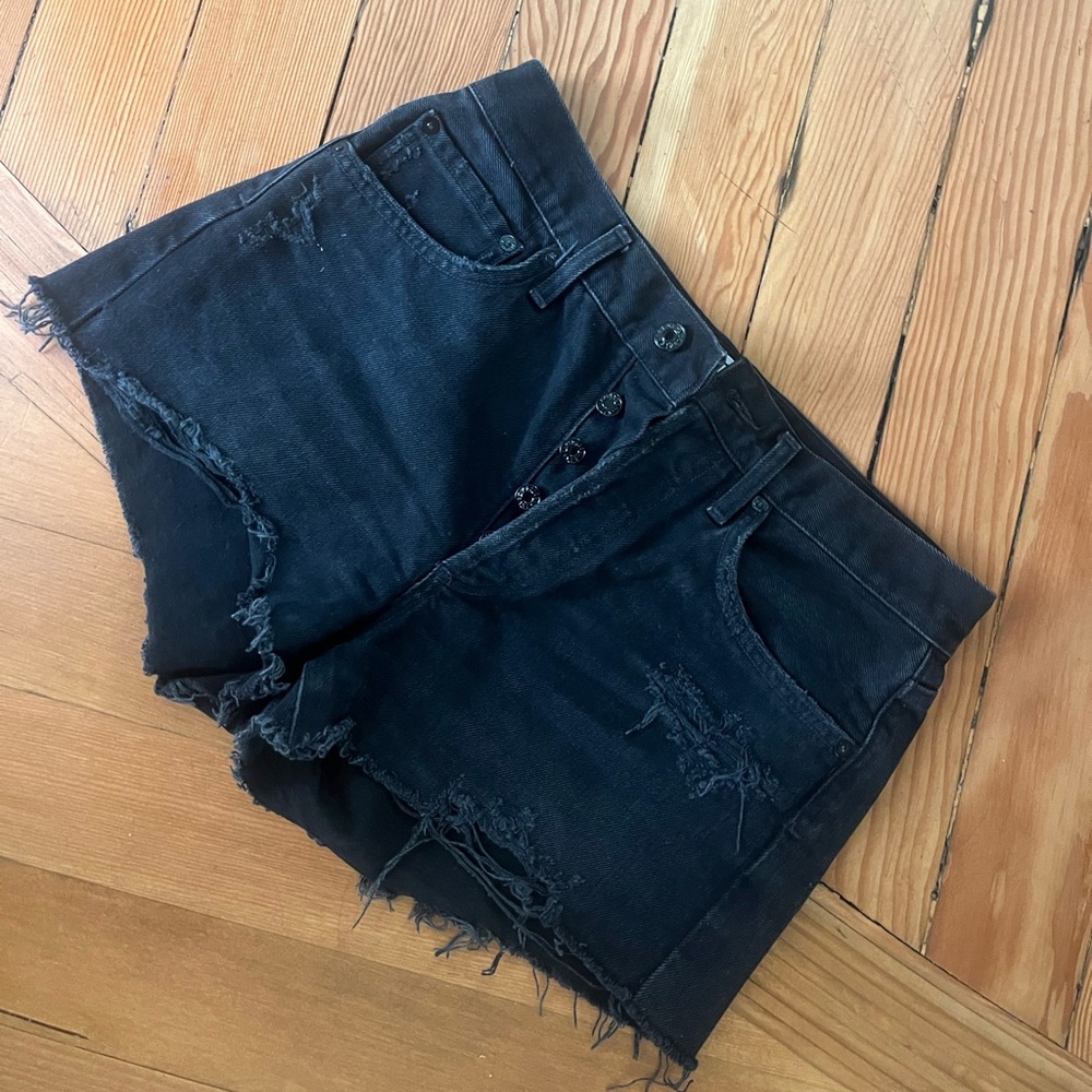 Agolde Parker Shorts, Black sz 26